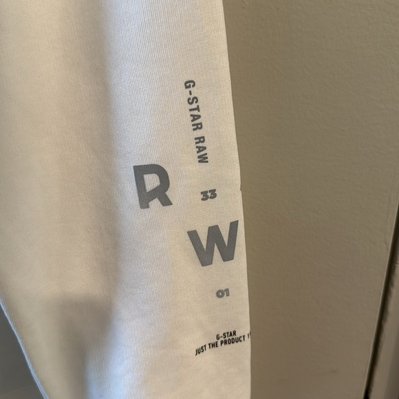G-Star Raw Sweatshirt with dropped shoulders in white - Picture 4 of 4